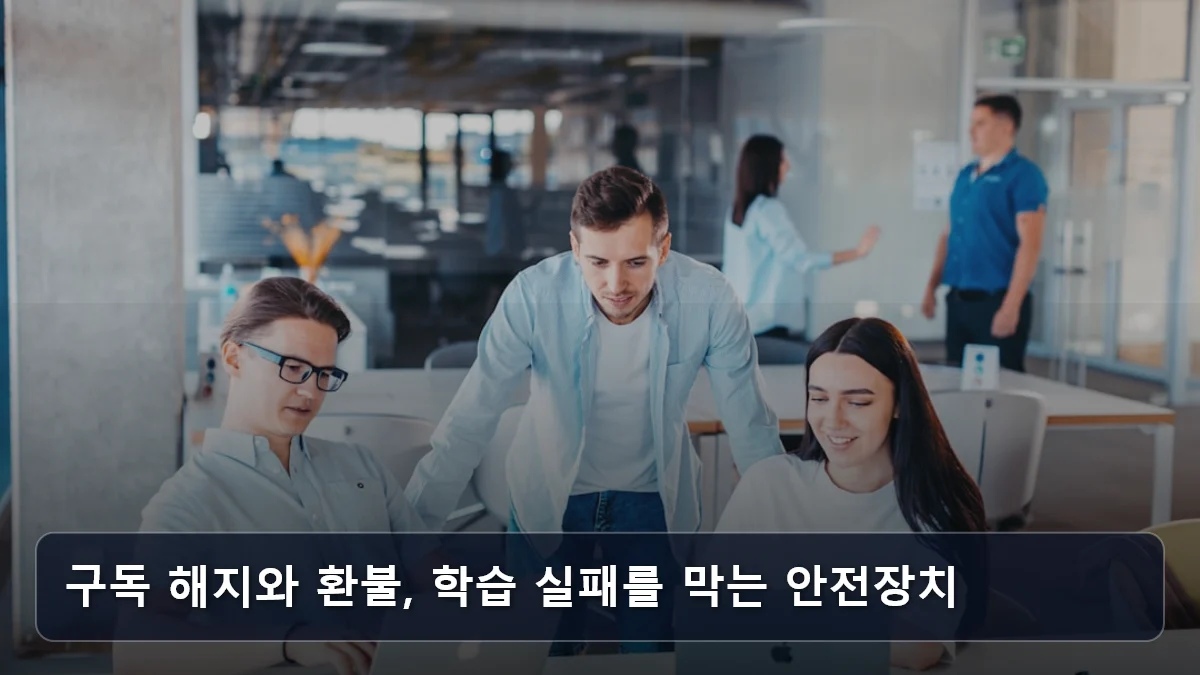 구독 해지와 환불, 학습 실패를 막는 안전장치 관련 이미지