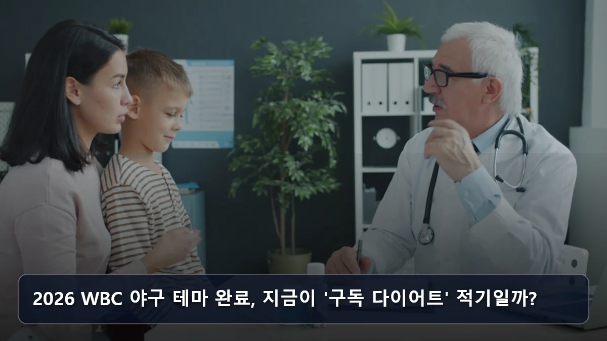 2026 WBC 야구 테마 완료, 지금이 '구독 다이어트' 적기일까? 관련 이미지