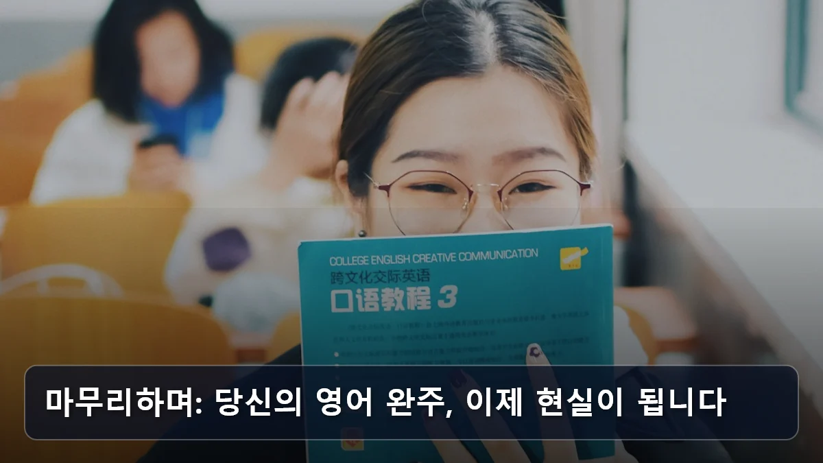 마무리하며: 당신의 영어 완주, 이제 현실이 됩니다 관련 이미지